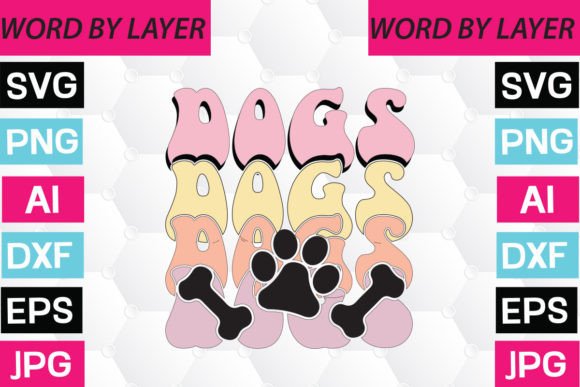 Dogs Retro Design