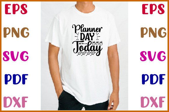 Planner Day Today Svg